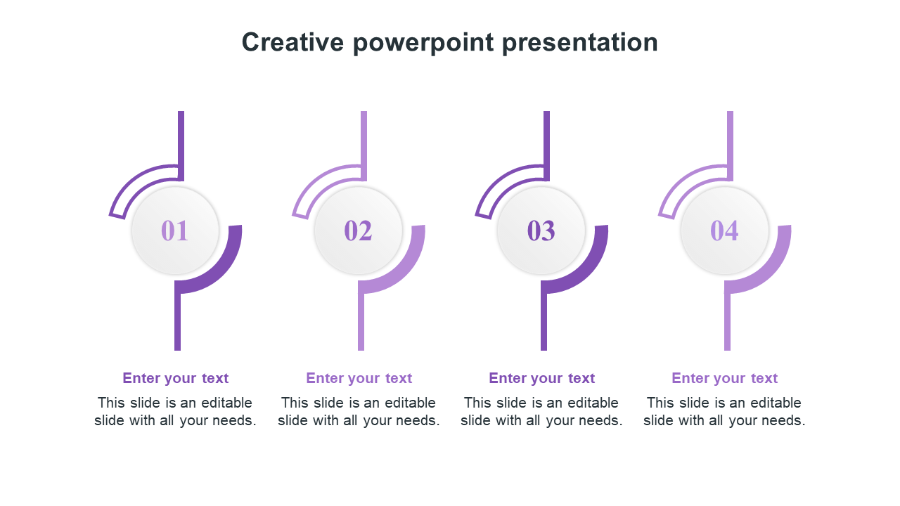 Free - Innovative And Creative PowerPoint Presentation Five-Node